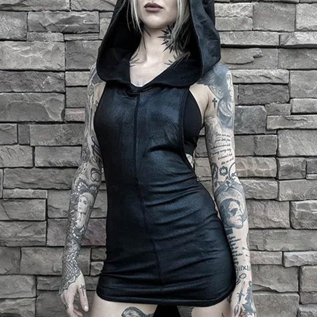 Gothic Hooded Dress