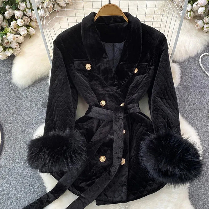 Women's Velvet Coat