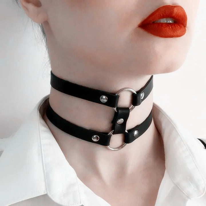 Women's Leather Choker