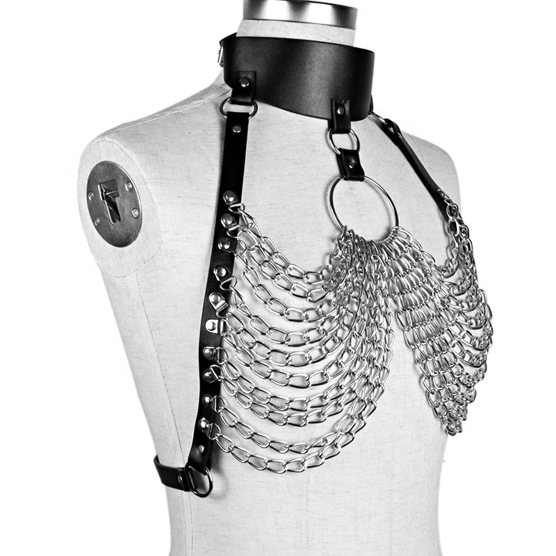 Bra Chain Accessory Diva of Chains Harness Bra – The End Cult