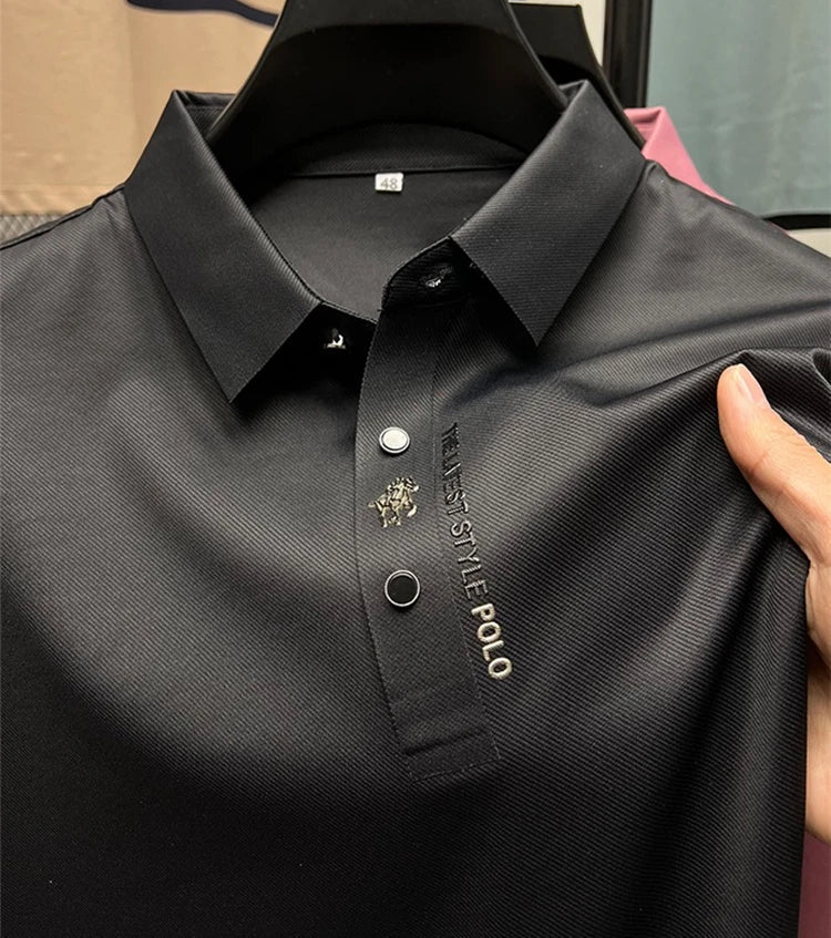 Apollo Classical Muscle Fit Wrinkle-Free Polo Shirt