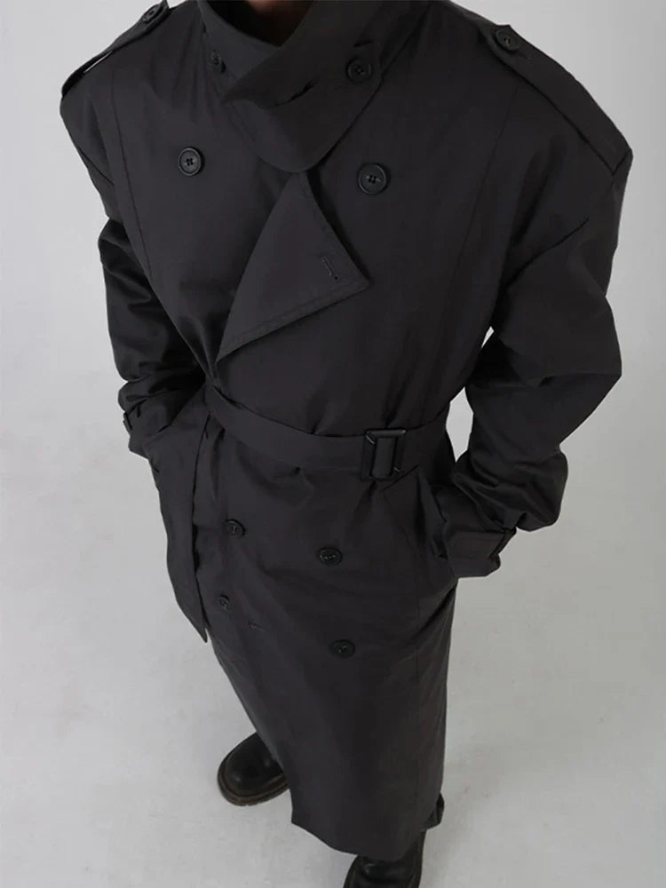 Men's Windproof Trench Coat