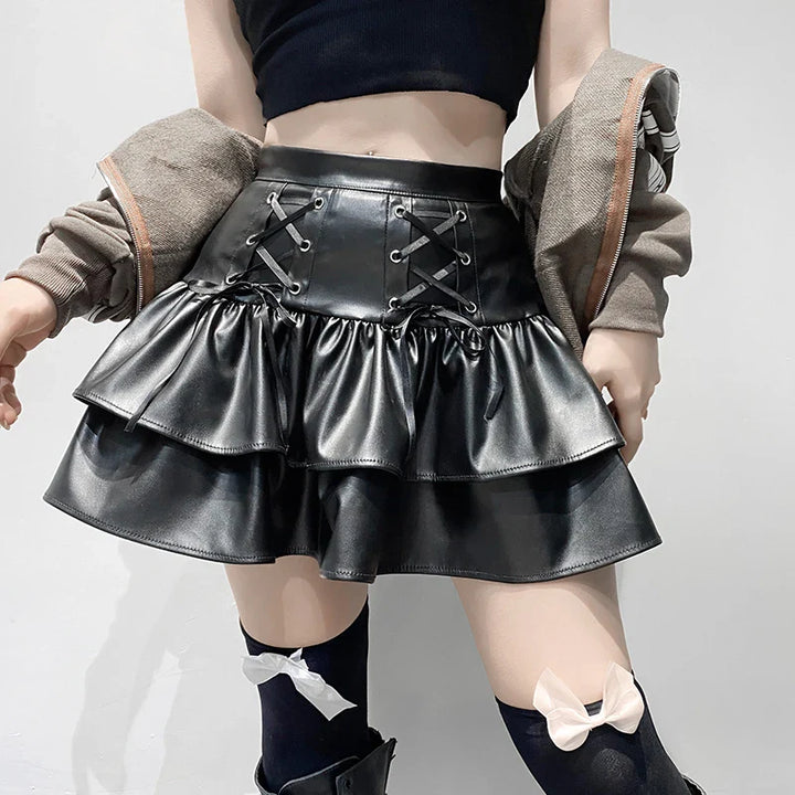 Women's Leather Skirt
