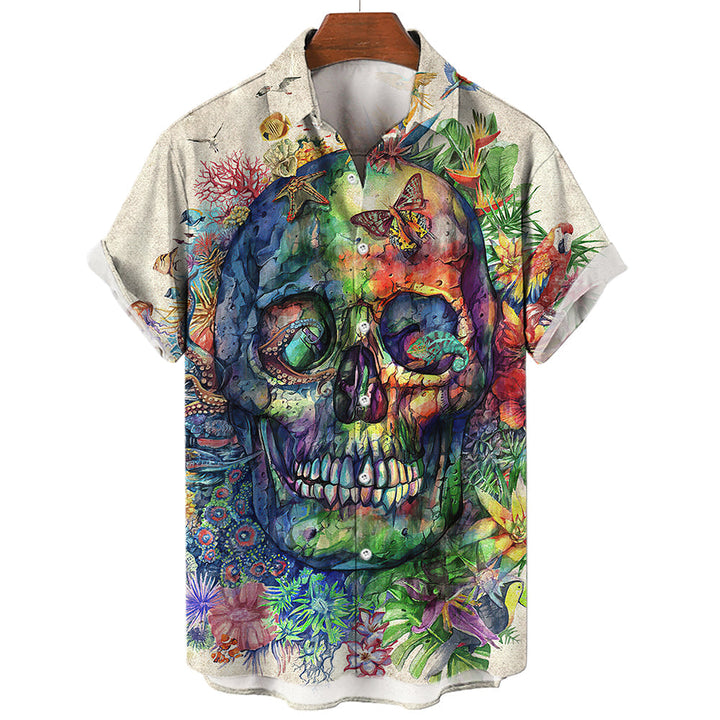 Hawaiian Skull T-Shirt