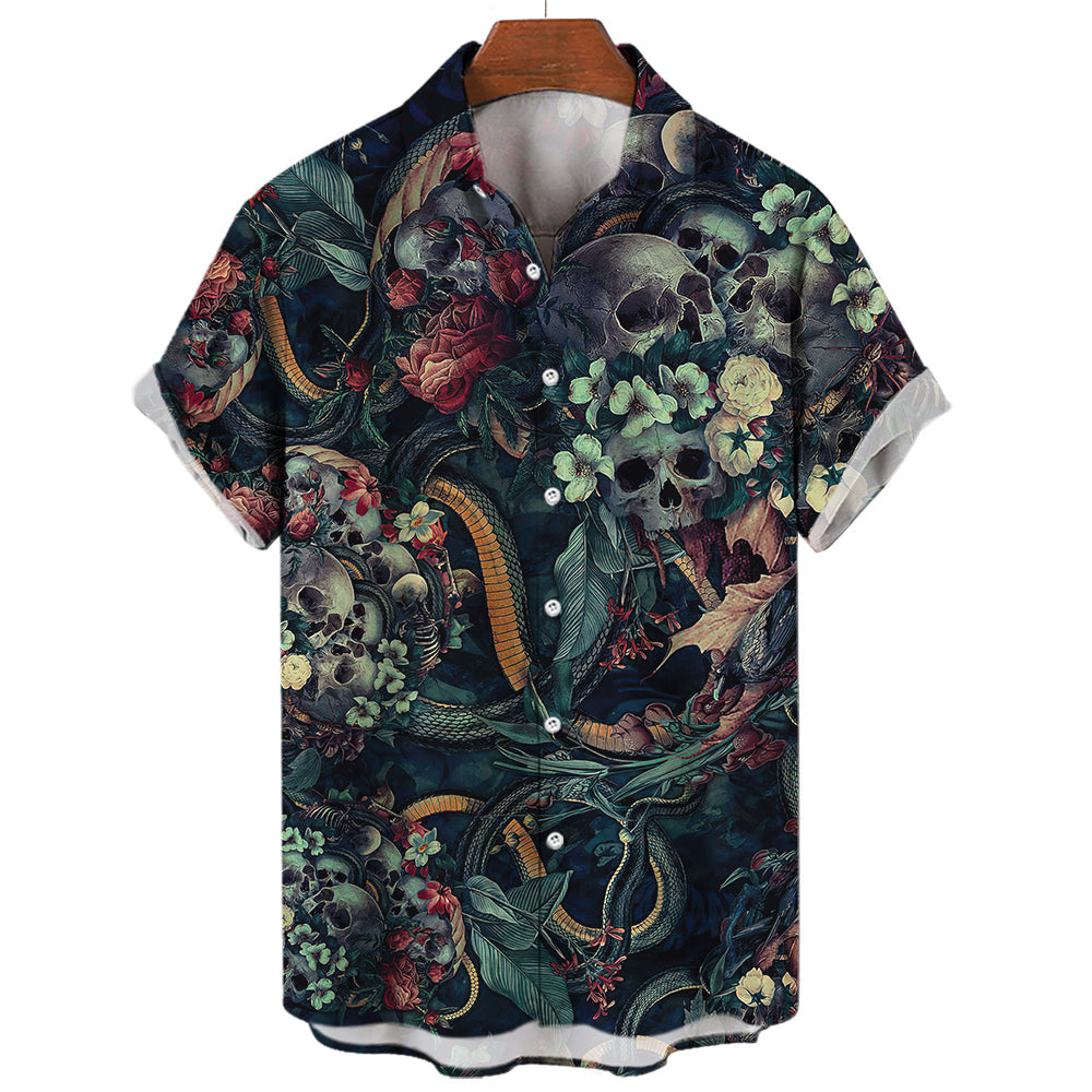 Hawaiian Skull T-Shirt