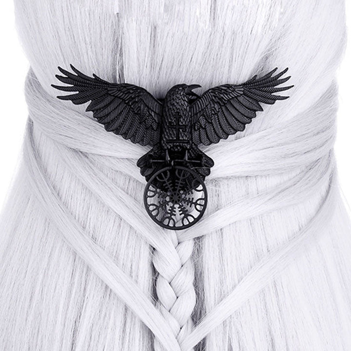 Gothic Crow Hair Clip