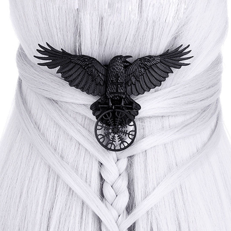 Gothic Crow Hair Clip
