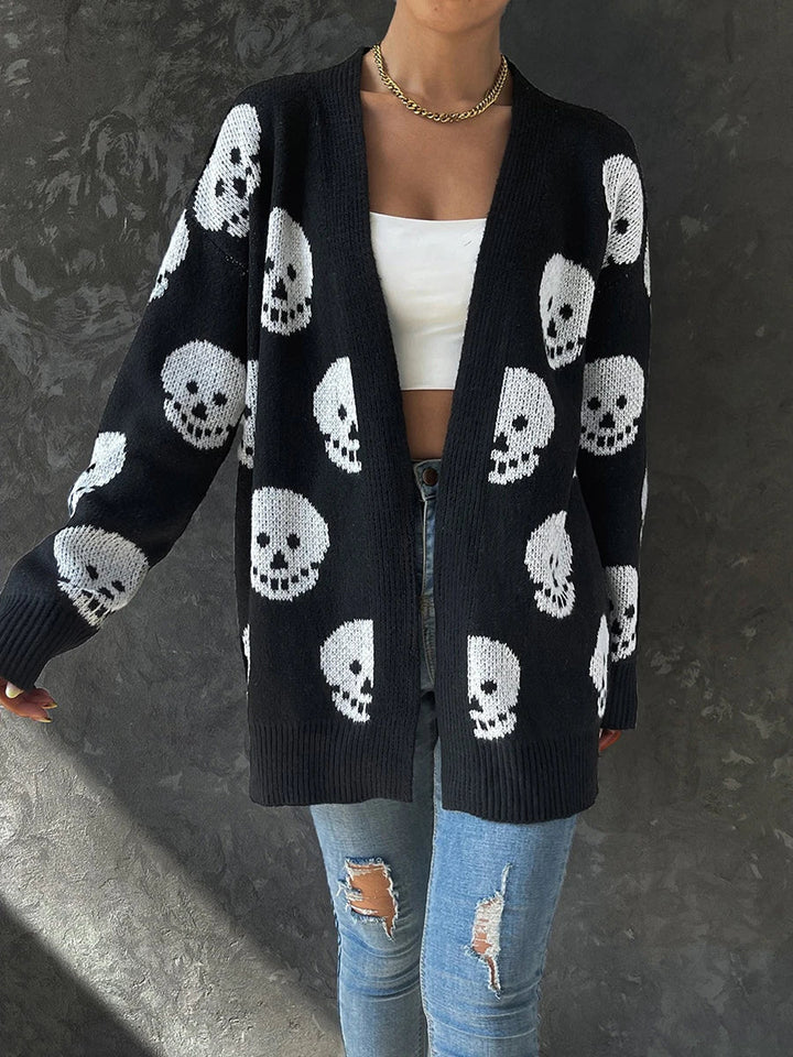 Women's Skull Cardigan