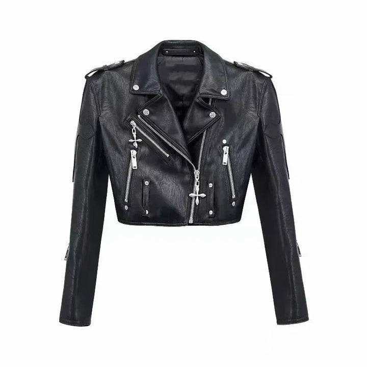 Women's Gothic Leather Jacket