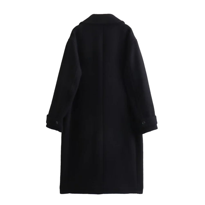 Women's Casual Black Coat