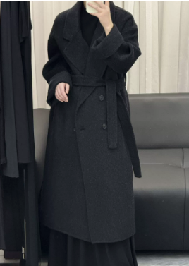 Women's Woolen Coat Brown