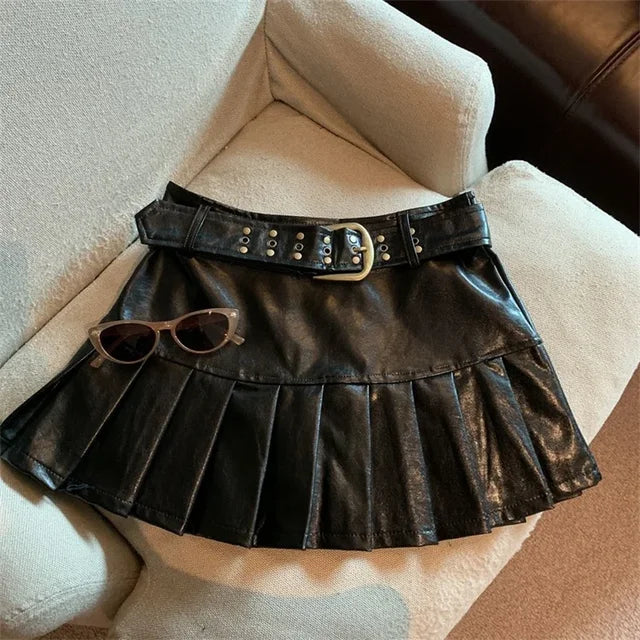 Women's Leather Skirt