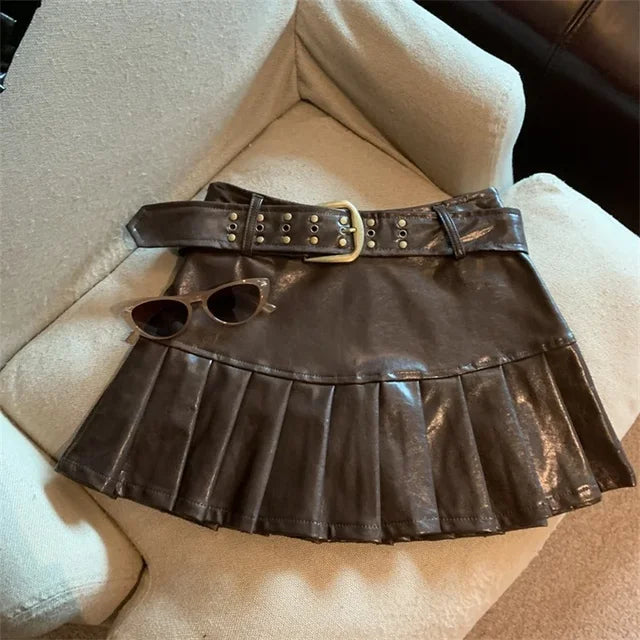 Women's Leather Skirt