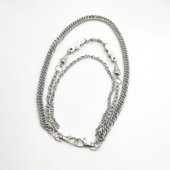 Silver Skull Belt Chain