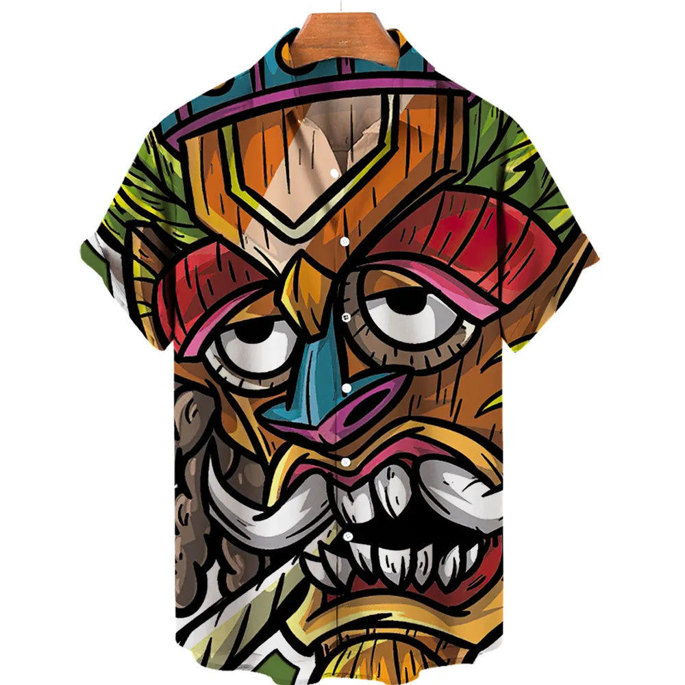 Hawaiian Tiki Shirt
