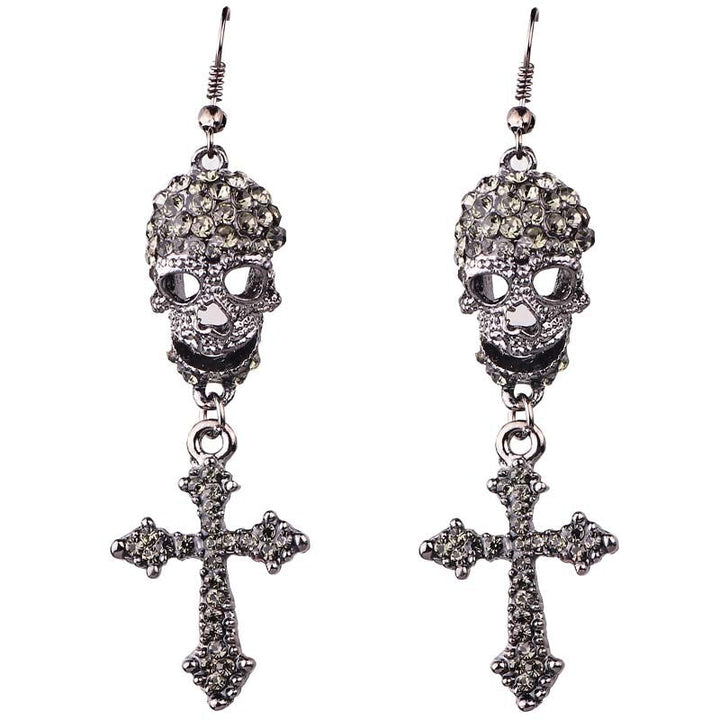 Skull Cross Earrings