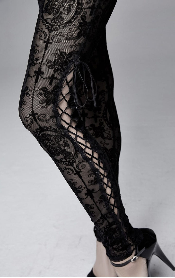 The Lace Cameo Leggings