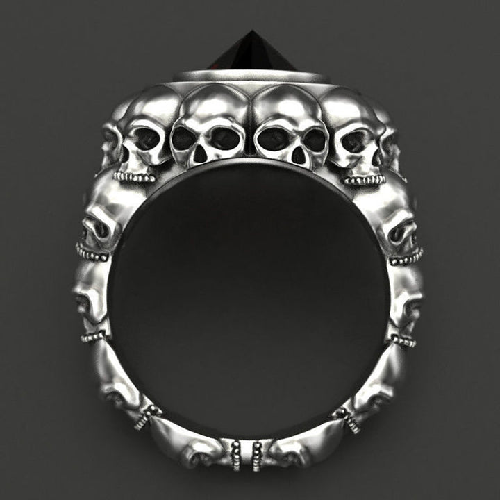 Men's Retro Skull Ring