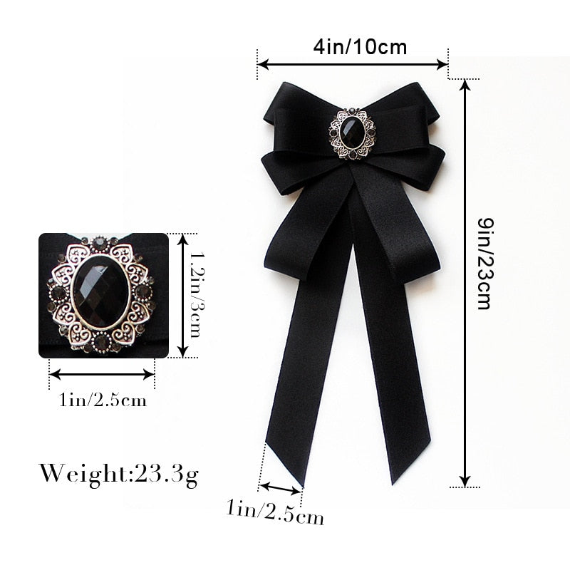 Gothic Butterfly Knot Bow Tie