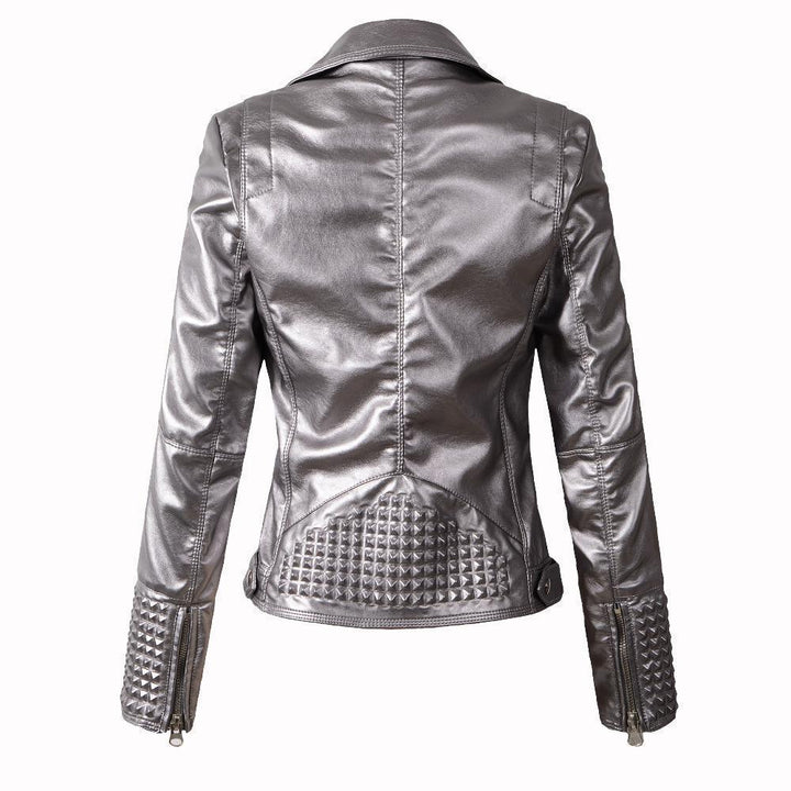 Sheeny Leather Jacket