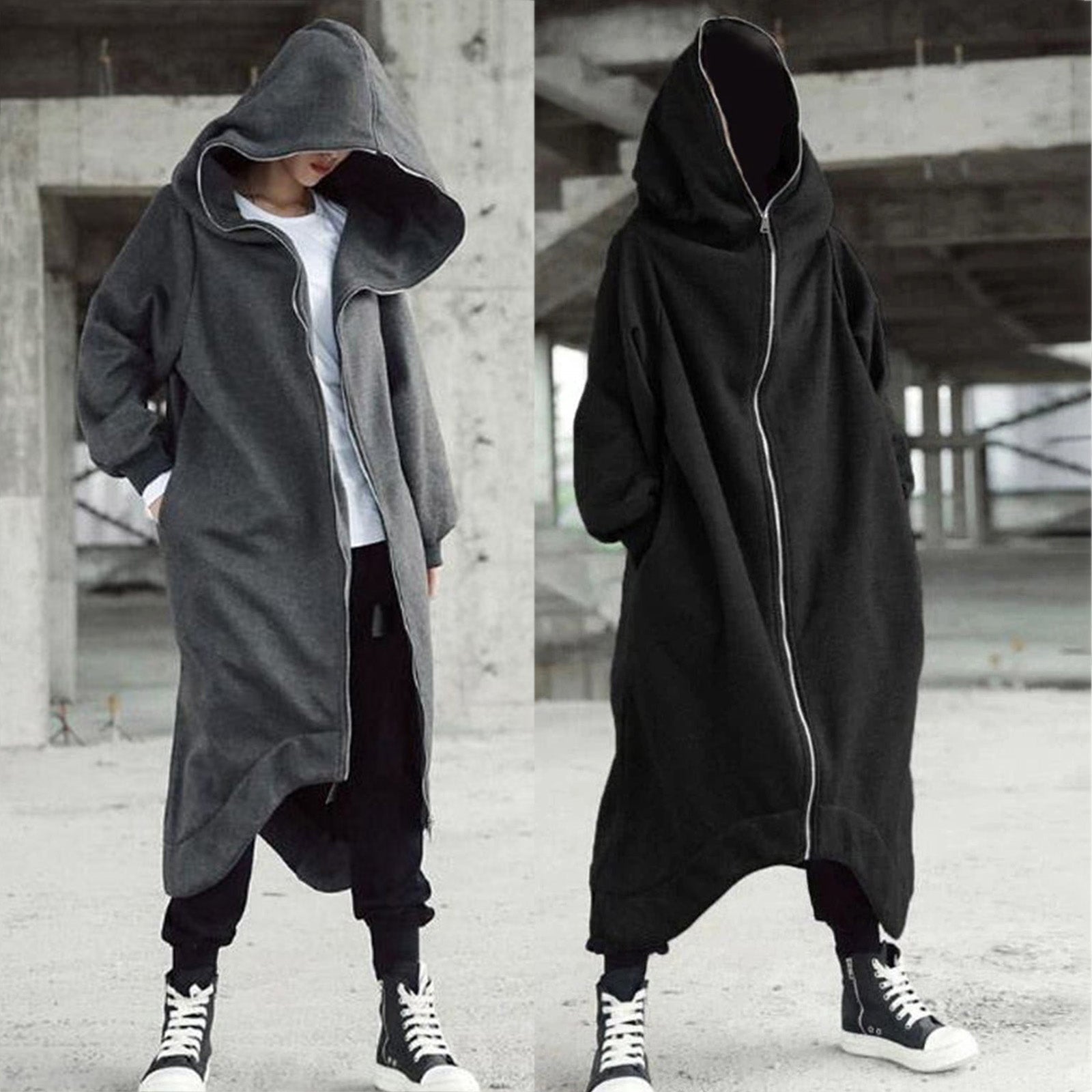 Long Hooded Coat – The End Cult
