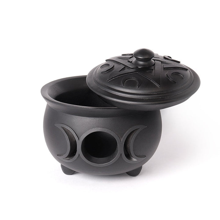 Triple Moon Cauldron Pot