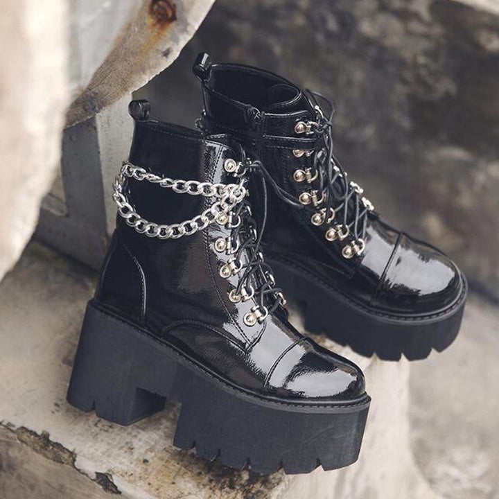 The Ankle Chain Boots