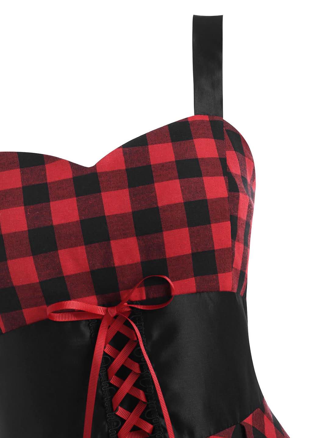 Red & Black Gothic Dress The End Cult Red & Black Gothic Dress The End Cult