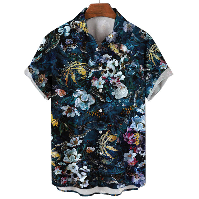 Hawaiian Skull T-Shirt